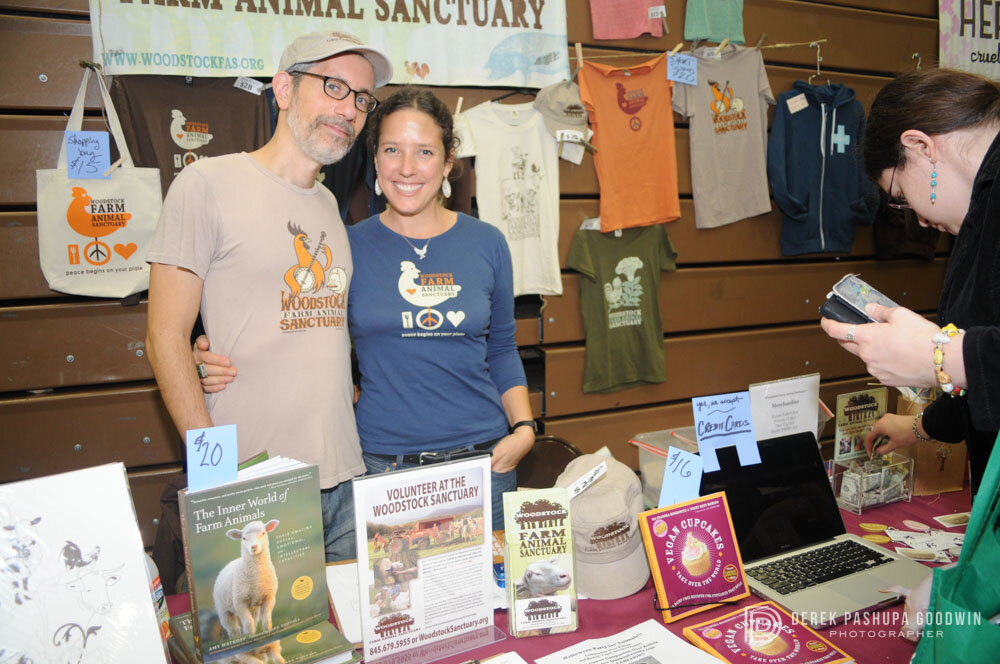 Doug Abel and Jenny Brown of Woodstock Farm Animal Sanctuary