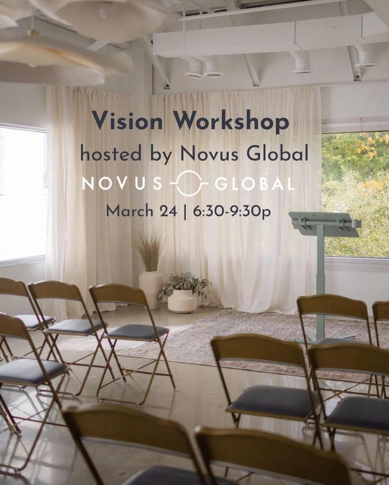 What if you stopped waiting for clarity and created it? 

Novus Global is bringing their powerful Vision Workshop experience for one special evening, led by executive coaches Karen Biebuyck and Deb Foy, hosted at Metta + Moxie.

This isn&rsquo;t a ty