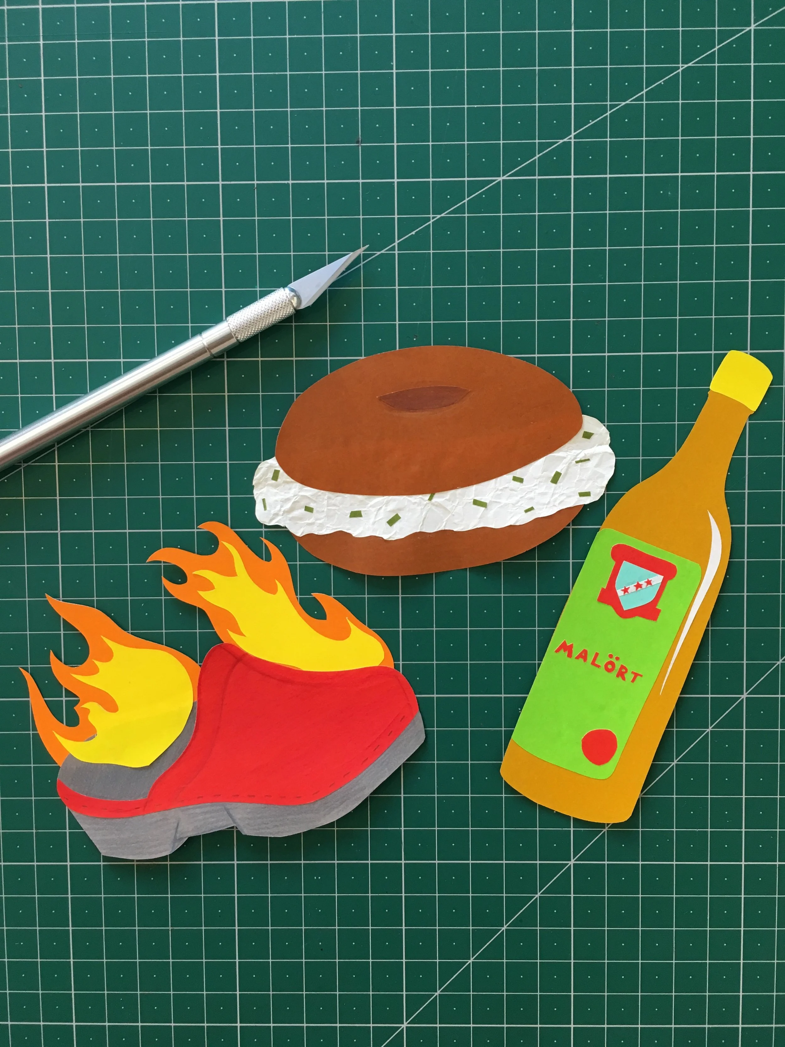 Paper illustrations for Just Call Me Ripley’s marketing campaign (2018).