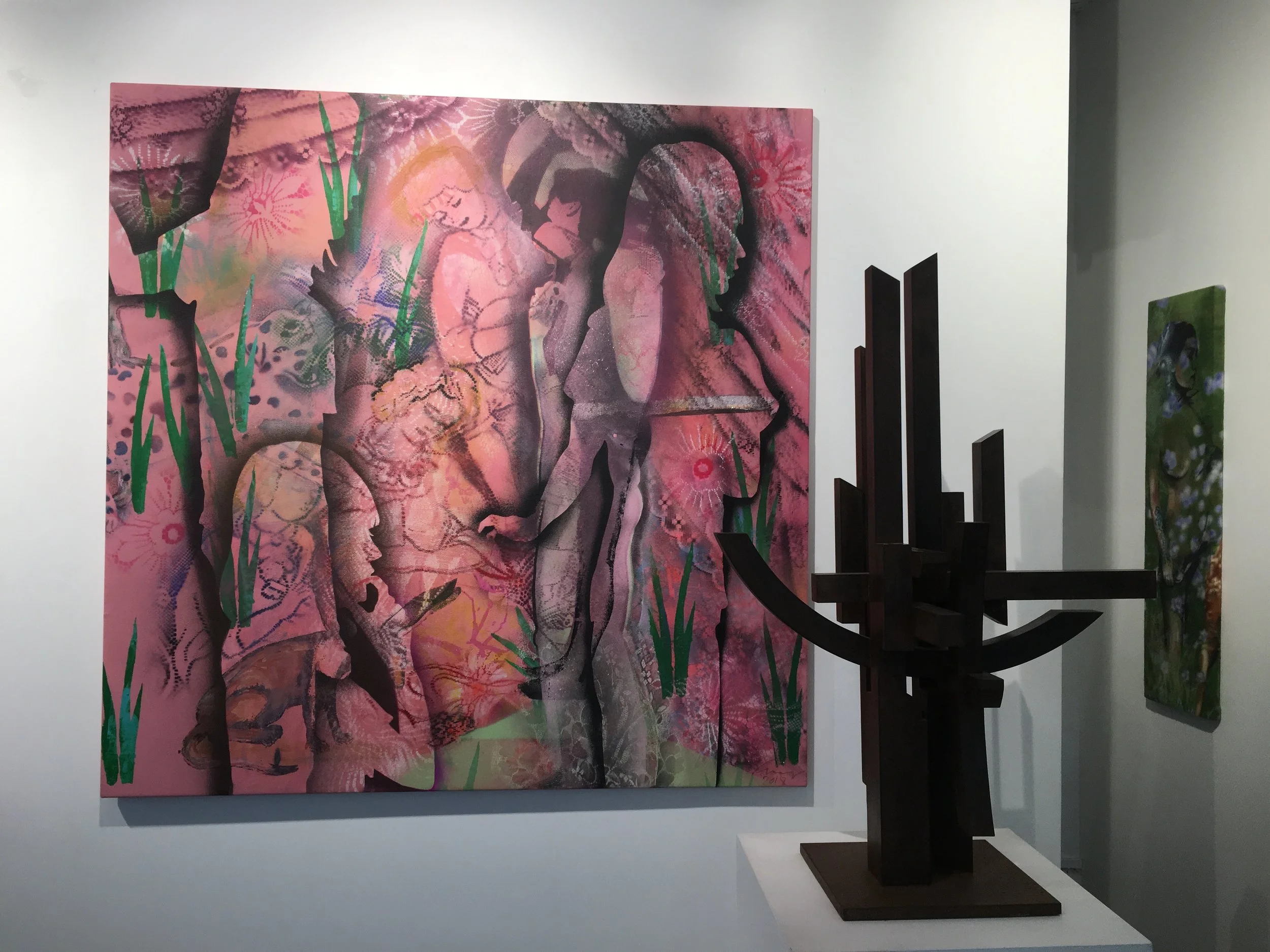 Questions about 2018 galerie Mark Hachem group show 03/2019