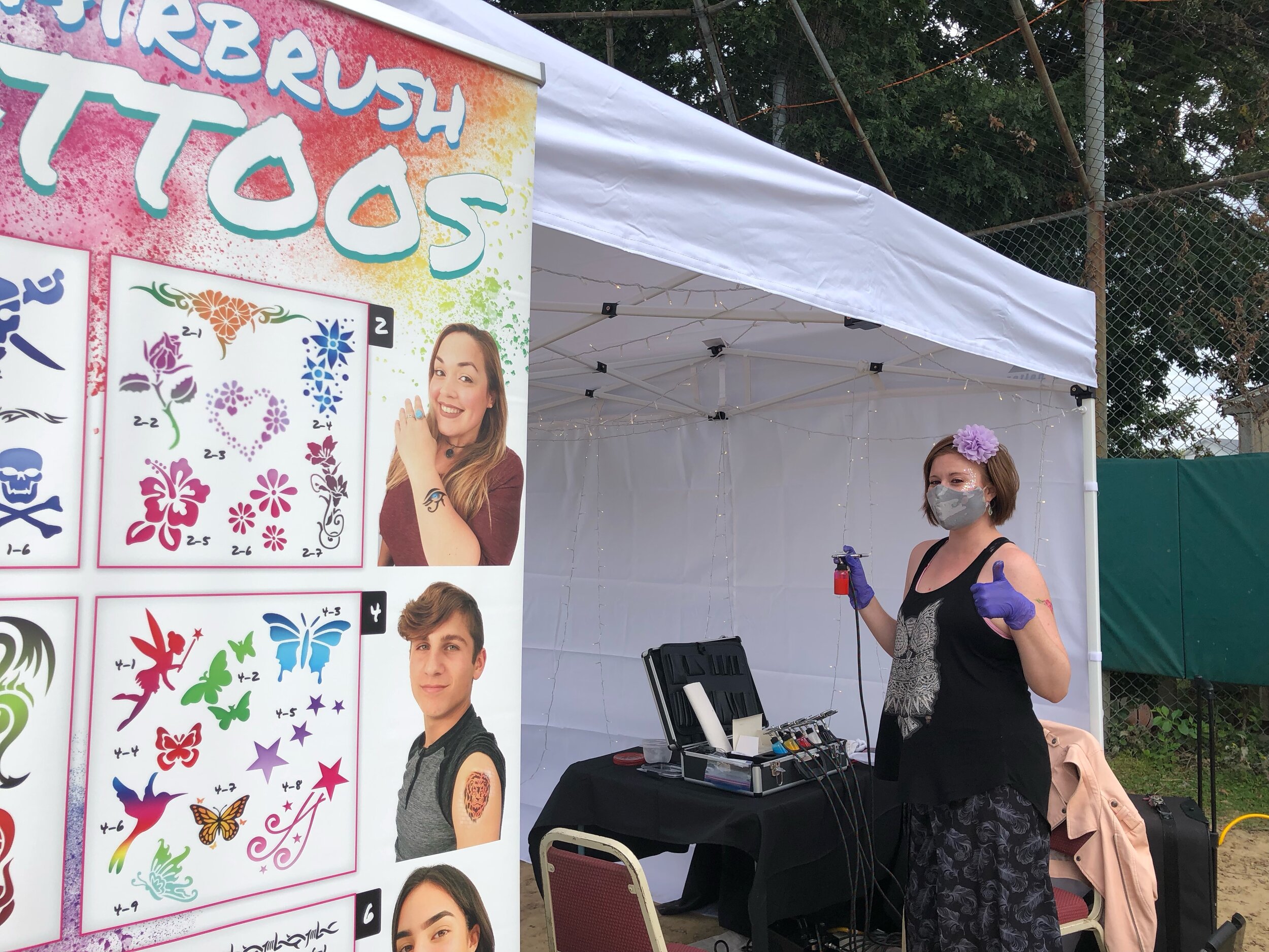 Airbrush Tattoos — Kids Party Productions