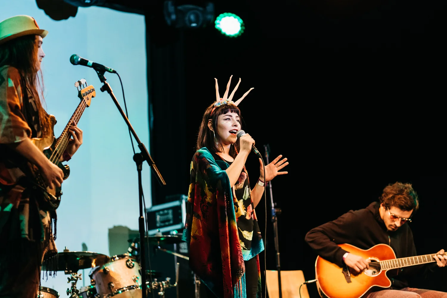 Ruby Confue delivers the winning performance at The Coffee Music Project Final in 2017.