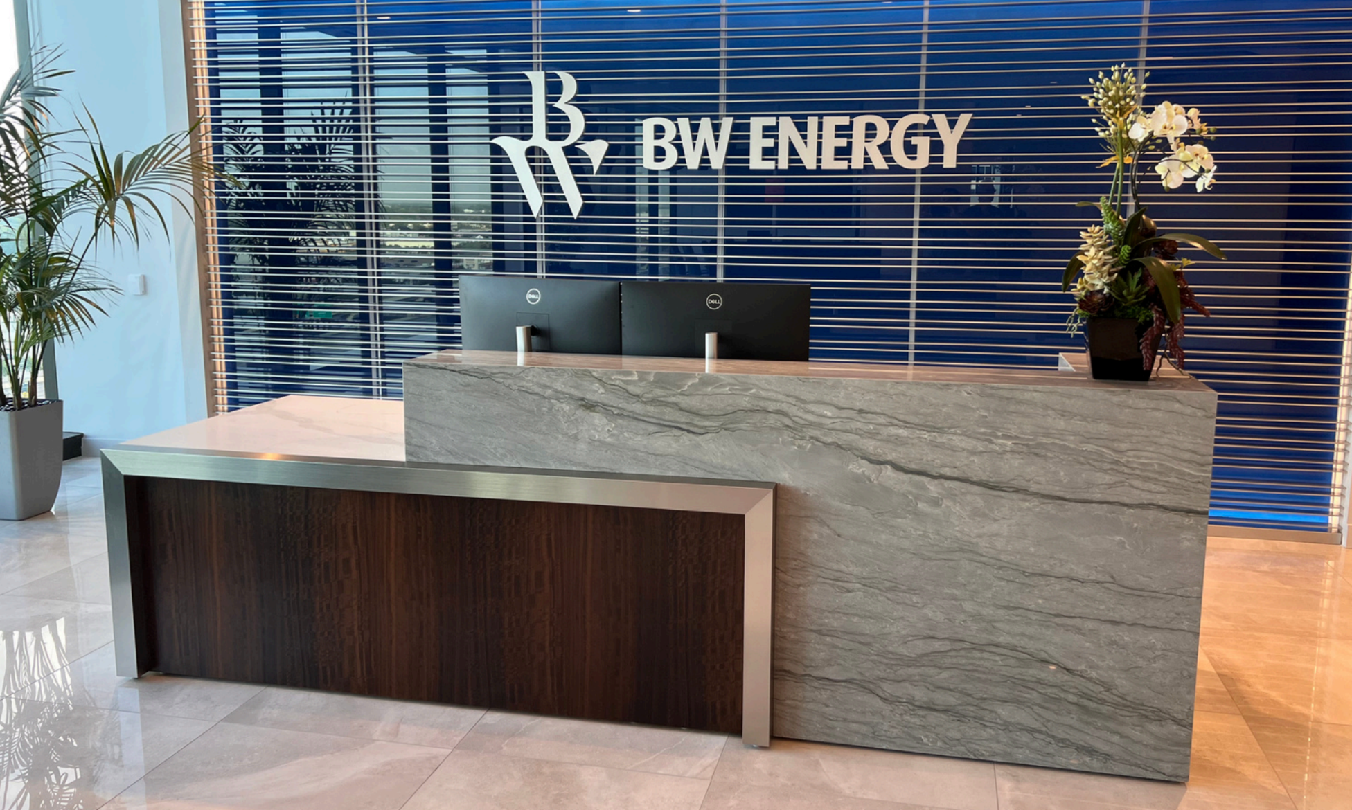 Custom Reception Desk 