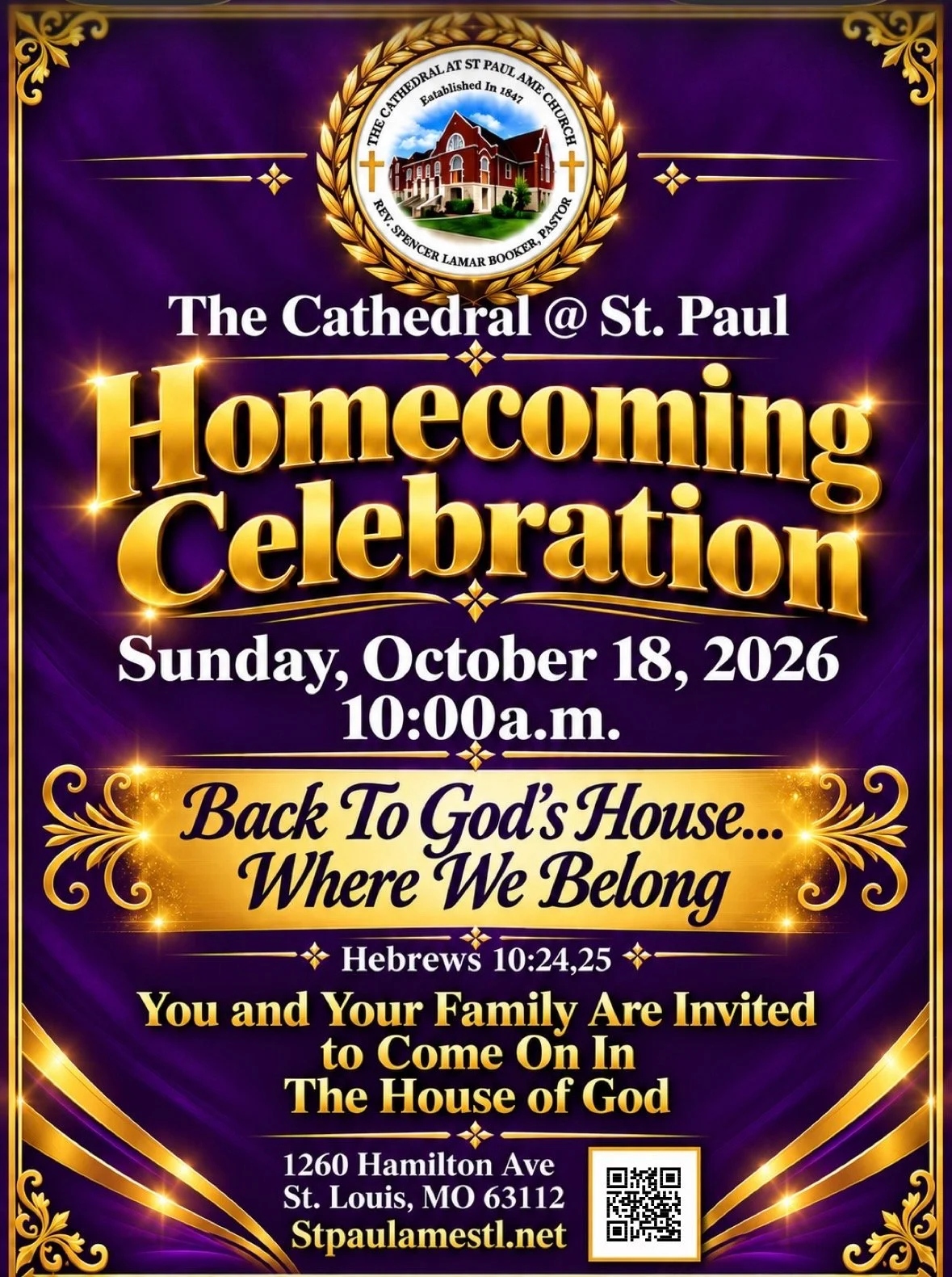 Homecoming Celebration: Back to God’s House