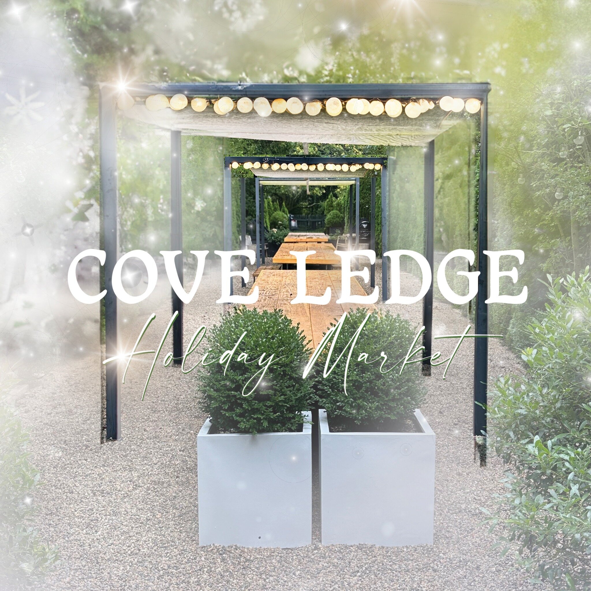 Did you hear? @coveledge has been hosting a holiday market featuring artists and tastings in their back garden and there are two more events &mdash; today from 2 - 5 pm and next Saturday from 2 - 5 pm. They're also a Find the Buoy Holiday Scavenger H