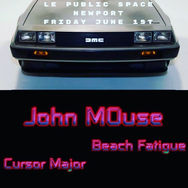 Showtime Friday June 1st with @johnmousemusic &amp; @beachfatigue at Le Public Space Newport