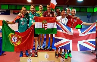 Conquista do 2º lugar ténis de mesa pares e maratona no Europeu para Transplantados e Dialisados