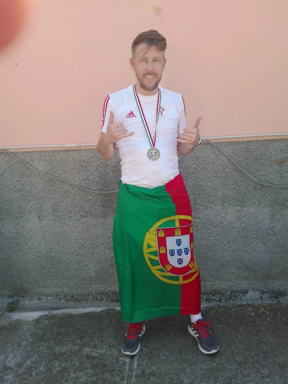 Em Portugal.