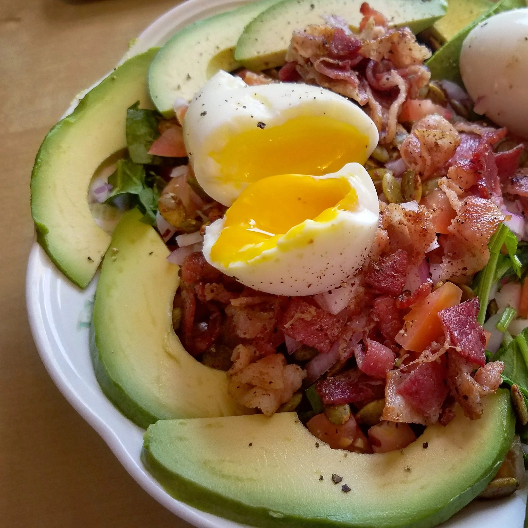 BLT Breakfast Salad 