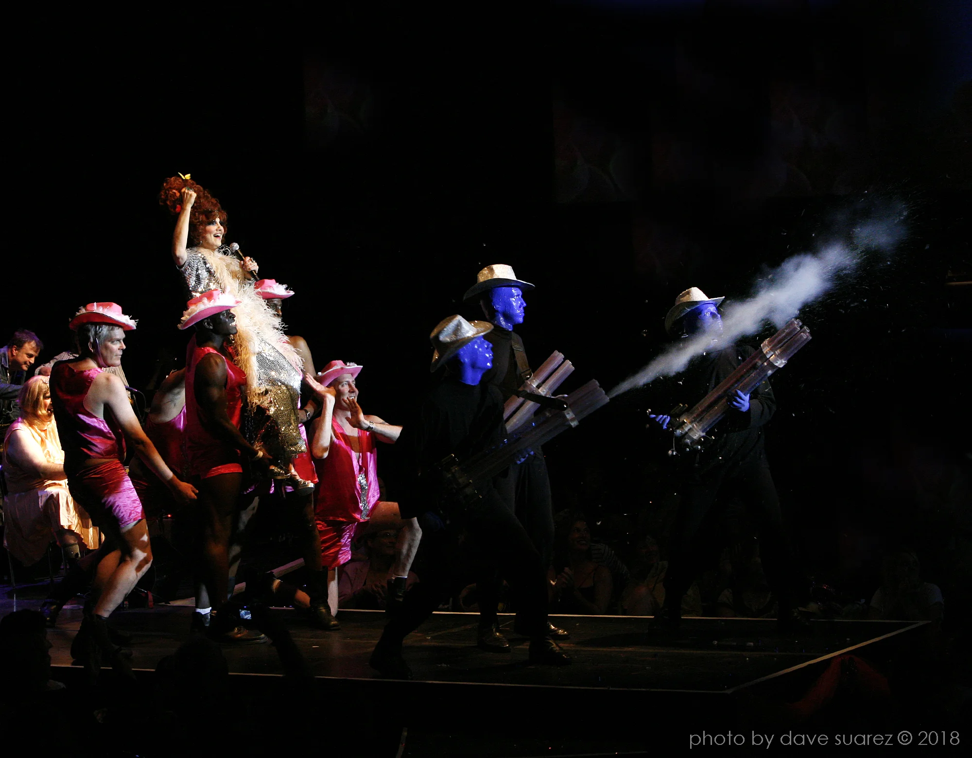 Milly's Orchid Show & Blue Man Group