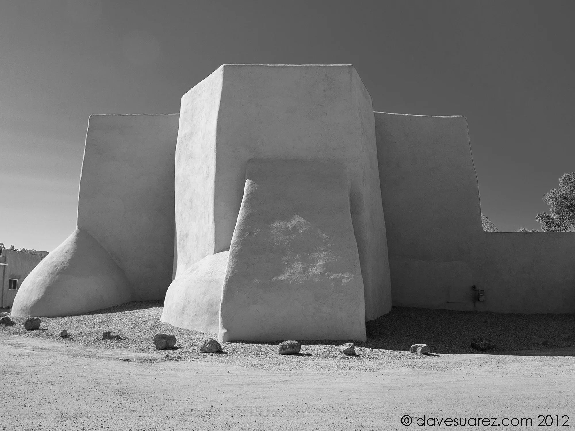 Back of San Francisco de Asis, Ranchos de Taos, NM