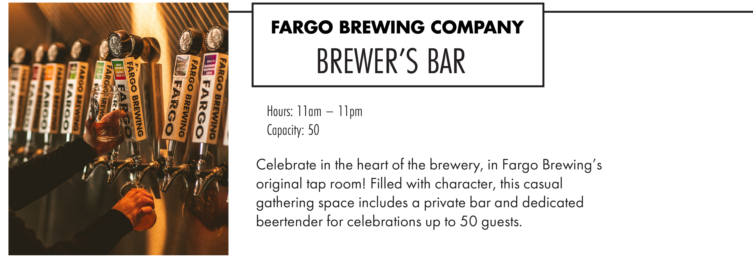 Rent the Brewery — FARGO BREWING COMPANY