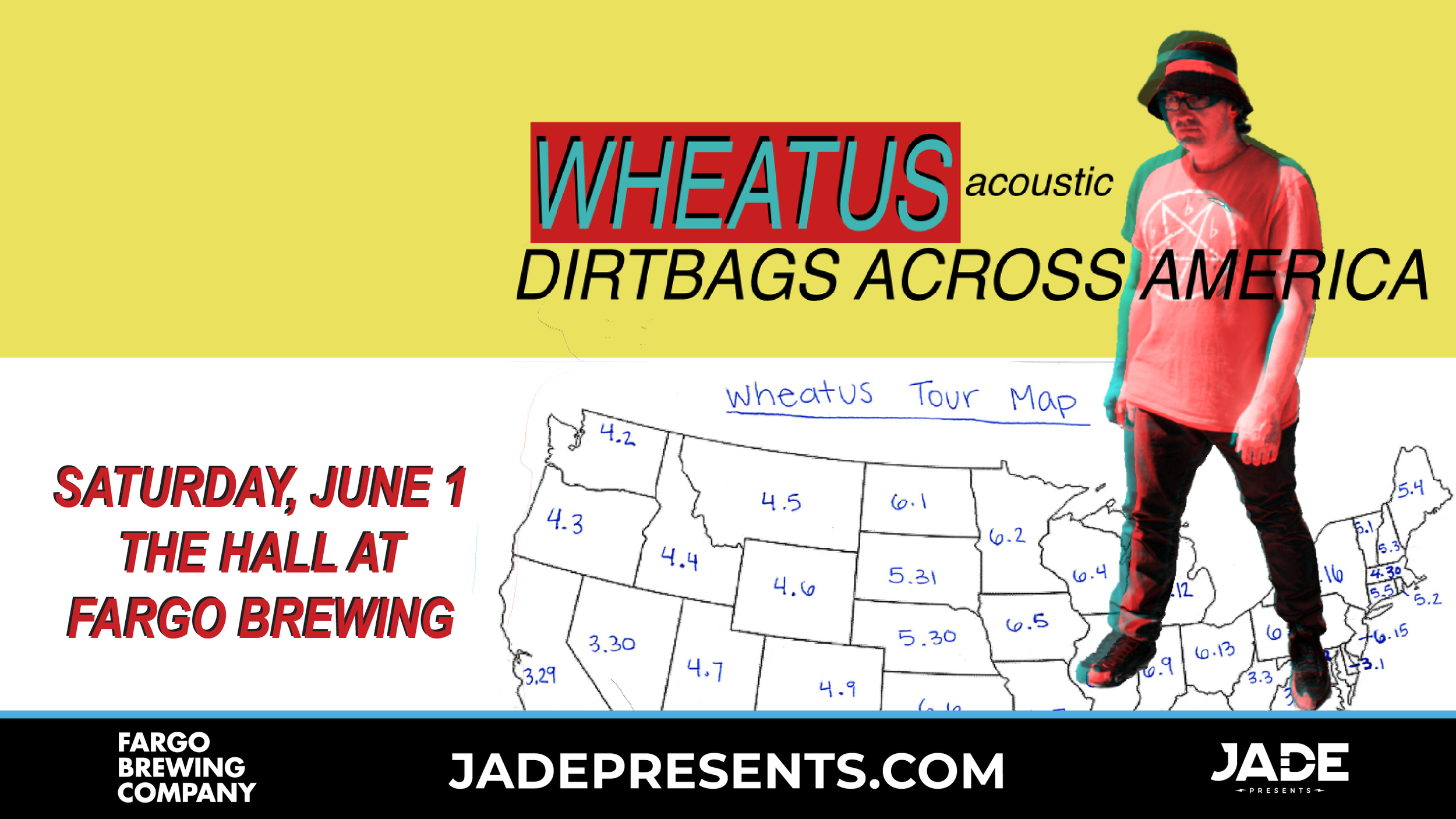 Wheatus (Acoustic) Dirtbags Across America — FARGO BREWING COMPANY