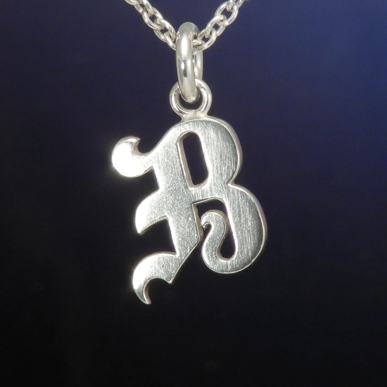 New Shiny Project - Gothic/Baroque Initial Pendants