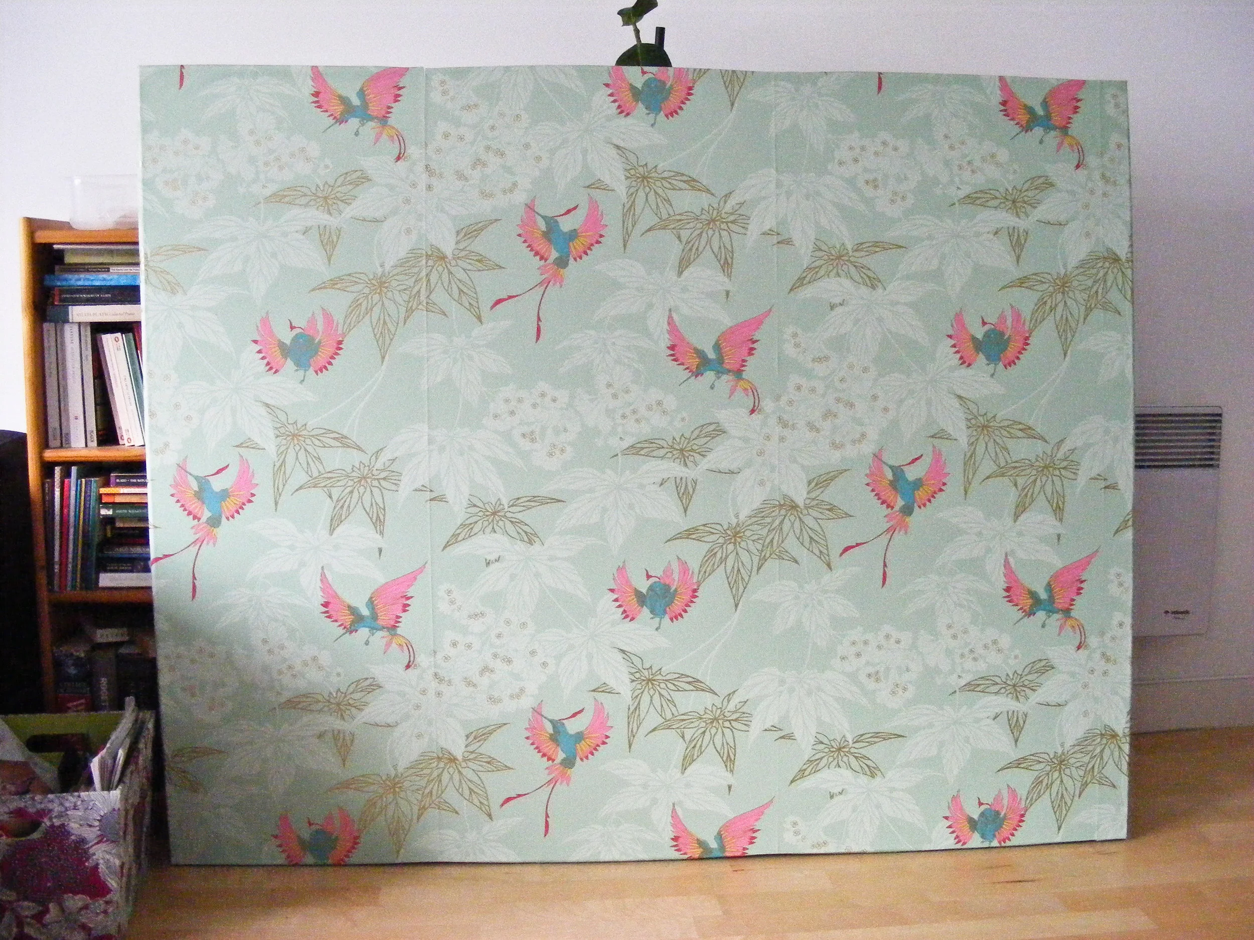 How to Wallpaper an Artist's Canvas