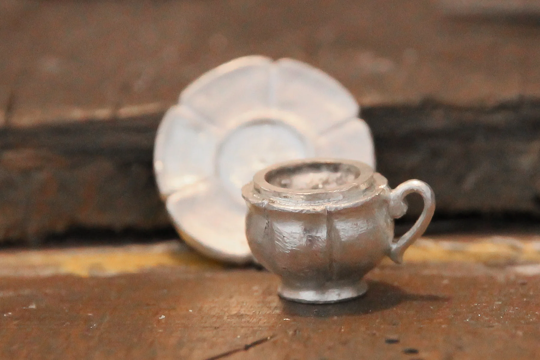 A Tiny Silver Teacup