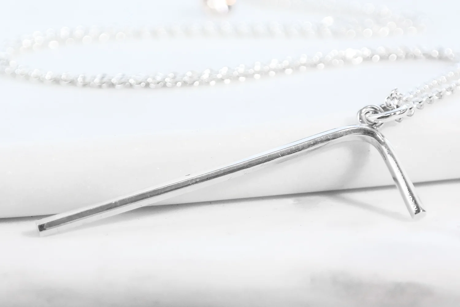Sterling Silver Allen Key Necklace