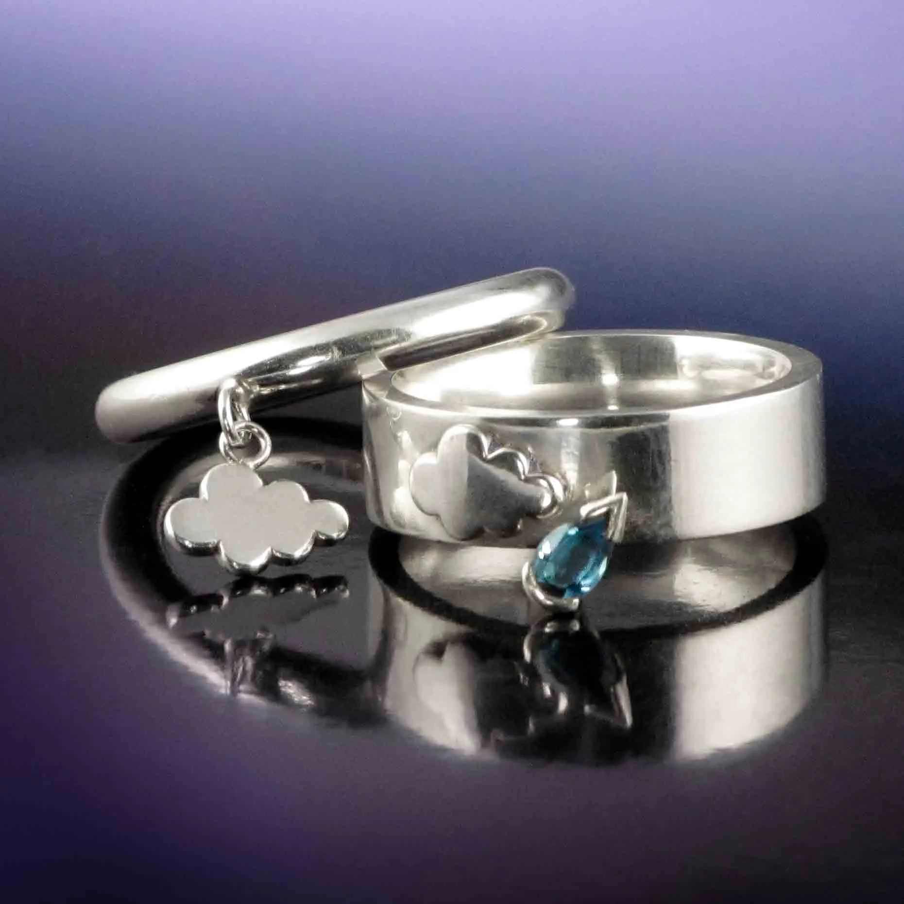 Silver cloud and rain rings