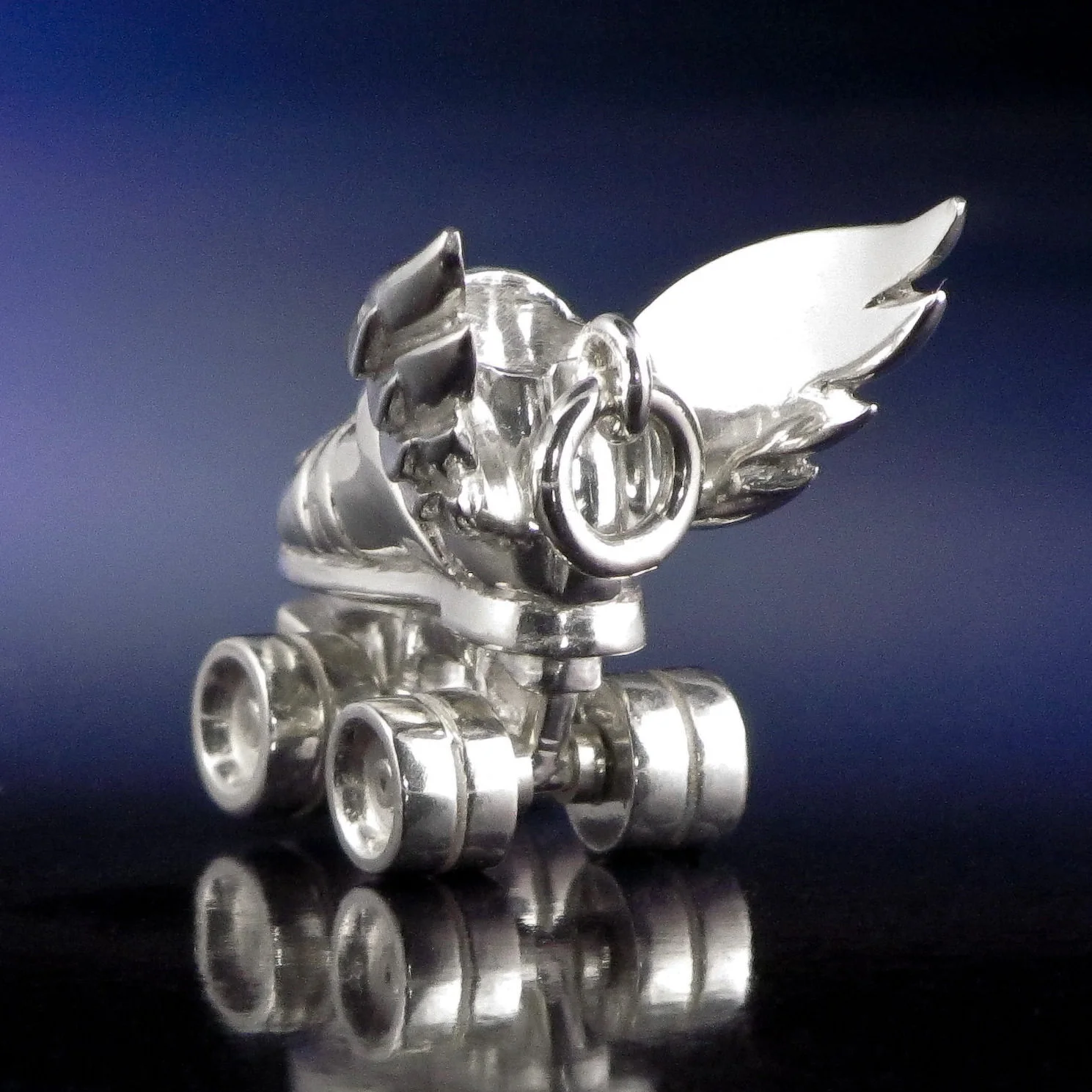 Silver Riedell Roller Derby Skate Charm 7.jpg