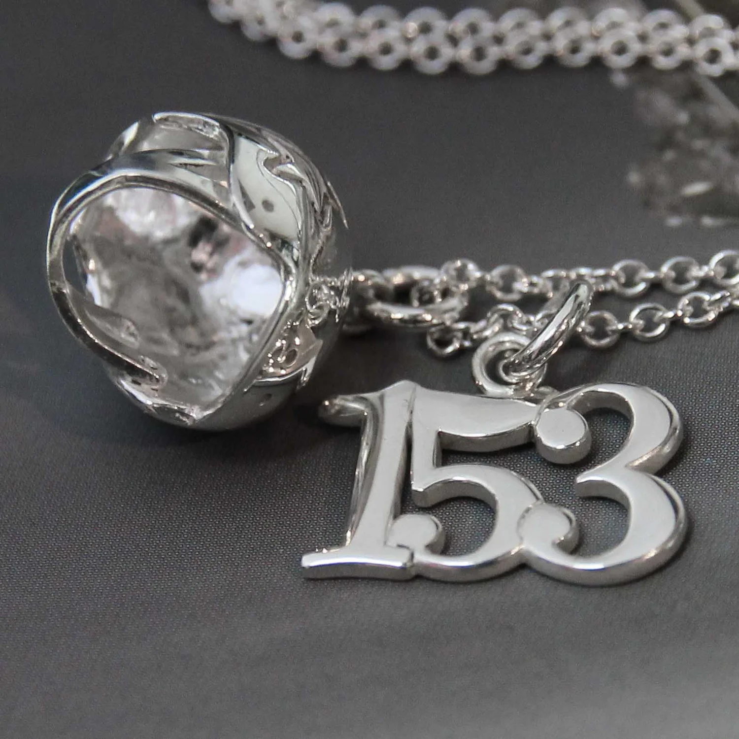 Silver roller derby helmet necklace with custom number charm