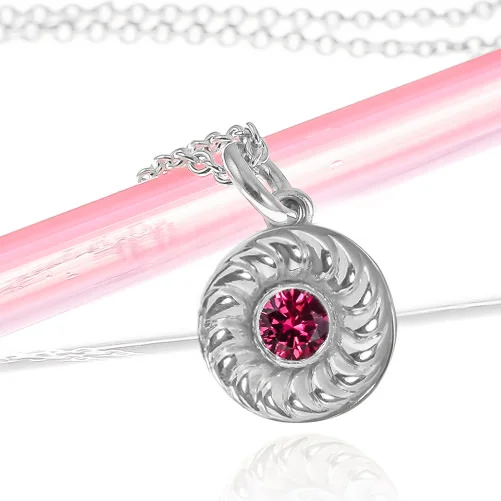Silver Jammie Dodger Necklace
