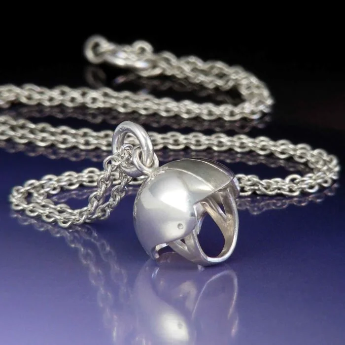 Roller Derby Pivot Helmet Necklace