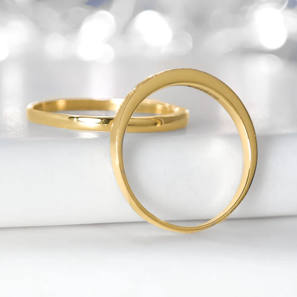 Custom Eco-Gold Wedding Rings