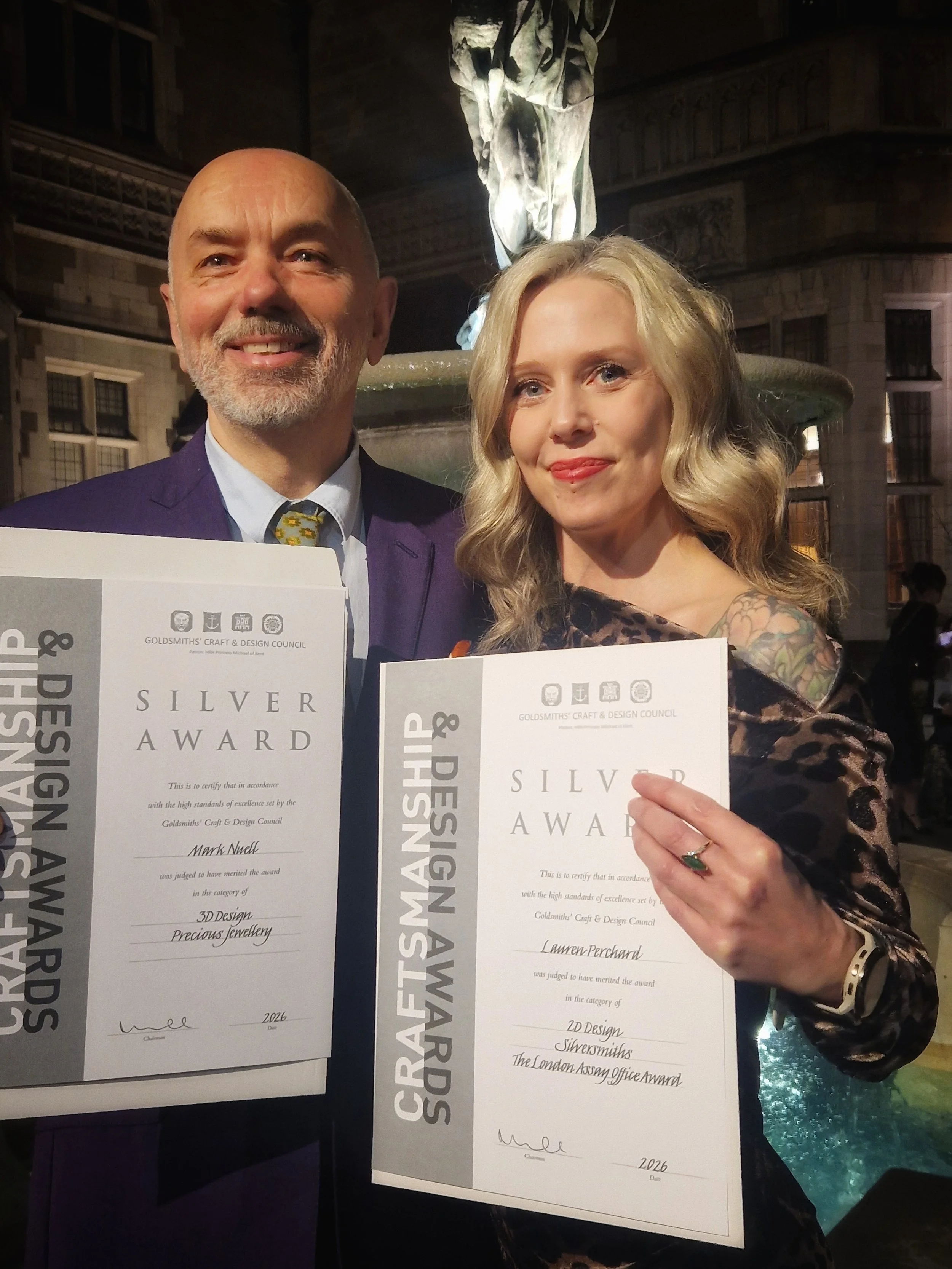 Goldsmiths Craft and Design Award Winner