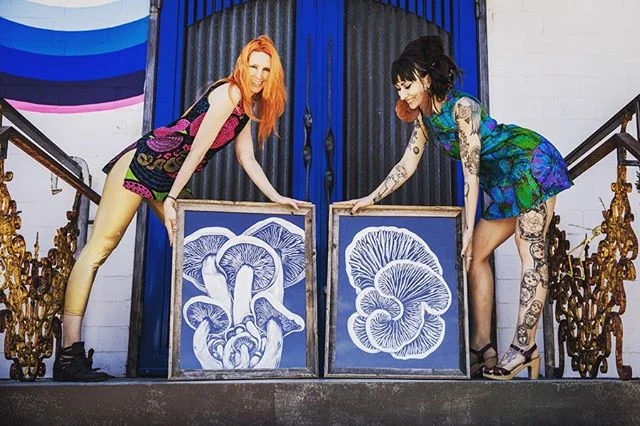 💥 I&rsquo;m stoked to have a table for the premiere of Fantastic Fungi tonight❣️💥 I love meeting the mushroom people the most 💕💕 I&rsquo;ll have the little stuff for sale (including new 🍄 pins, $10!) plus a stash of fuzzy mushroom blankets under