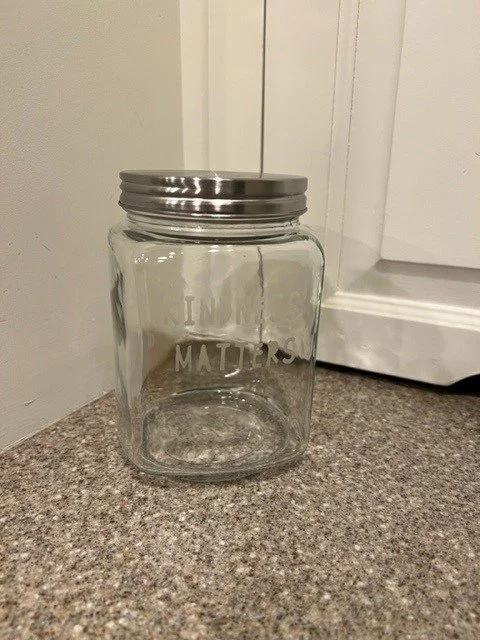 Small squared 5 inch Kindness Matters jar.jpg