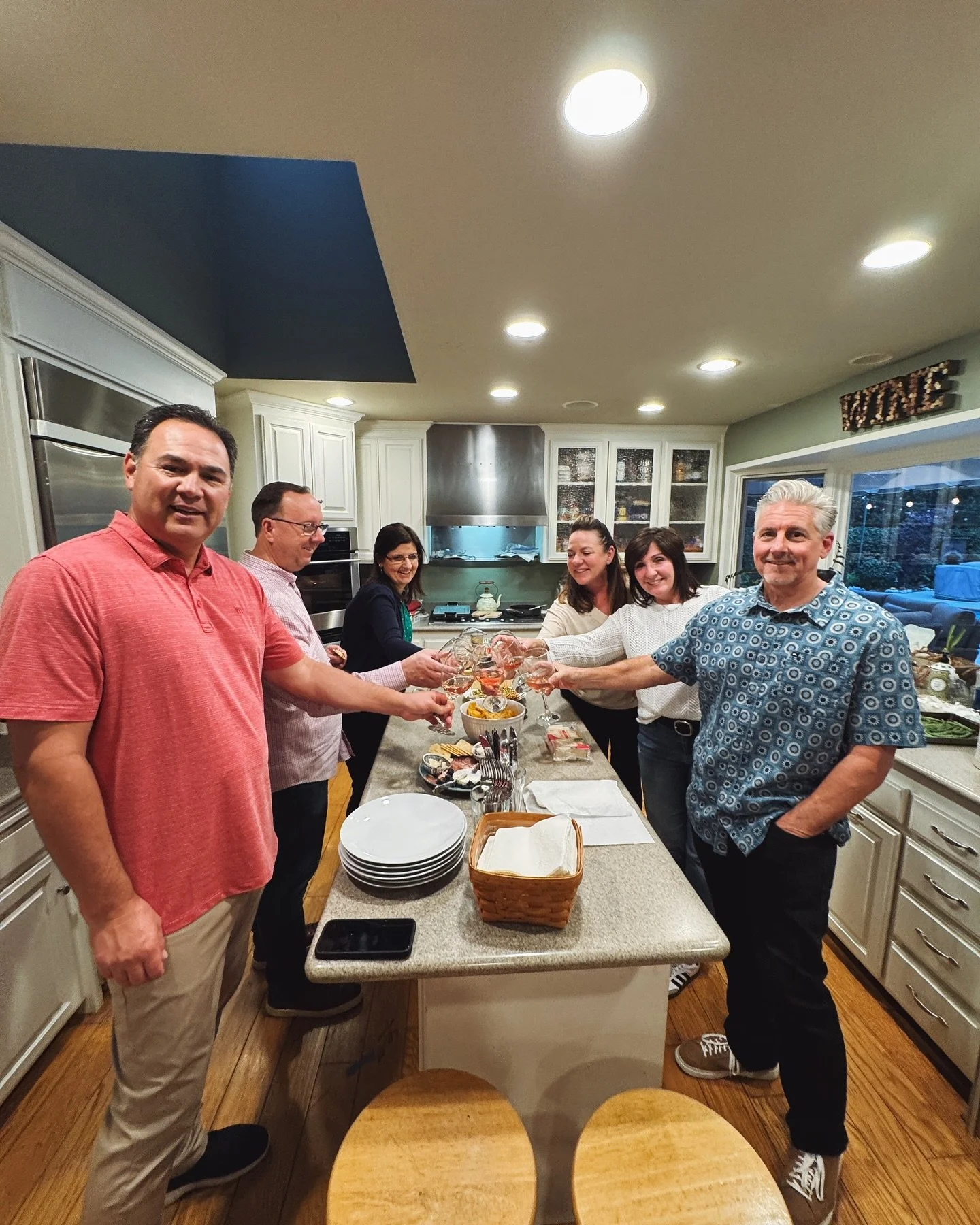 Last night we got a little sneak sip &mdash; tasted the wine with some good food &amp; great friends&hellip; it was yummy!! Orders for KM Wine Kits close TOMORROW! ⏳ Don&rsquo;t leave your glass empty. We can&rsquo;t wait to sip and hang with you all