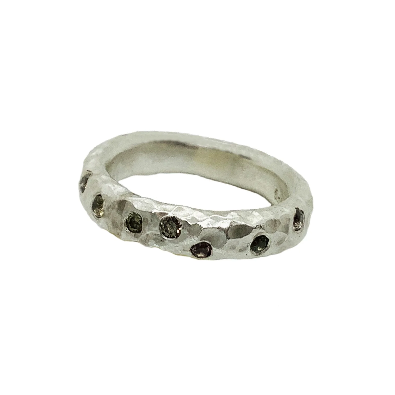 Golden Sapphires All-Around Ring by Betty Jager