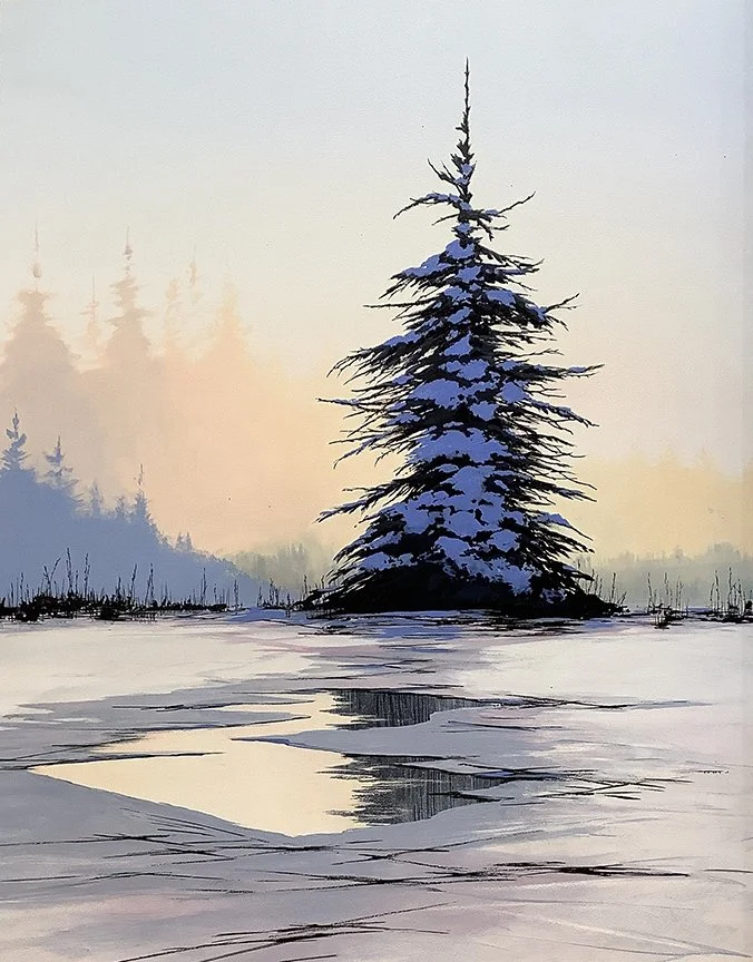   Solstice , 19×15, acrylic, ink on panel, $995 SOLD 