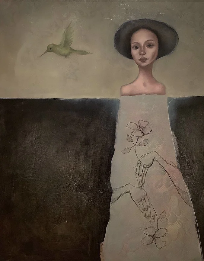   Day Dream , 31×24, oil on panel $2850 