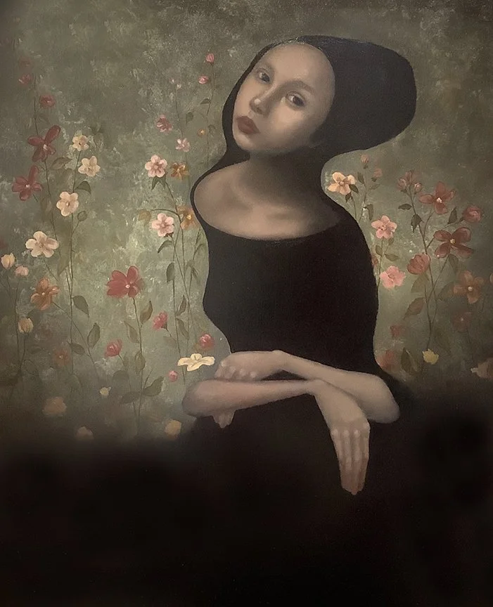   Je Taime , 23×19, oil on panel $3250 