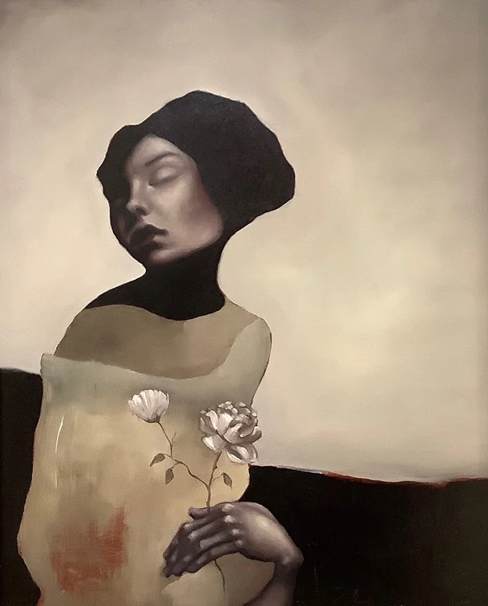   Cherish , 19×16, oil on panel $2250 