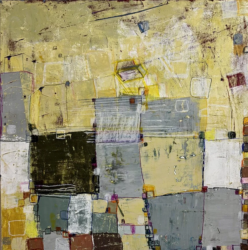   Untethered,  16×16, acrylic on panel SOLD 