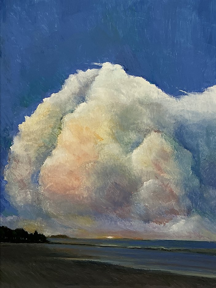   Beach Vista , 26×20, oil on panel, $1450 