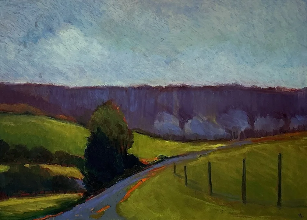   Valley Path , 19×25, oil on panel, $1450 SOLD 