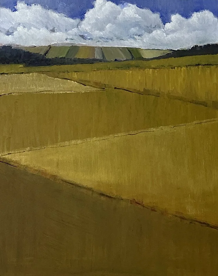   Golden Fields , 21×17, oil on panel, $1250 SOLD 