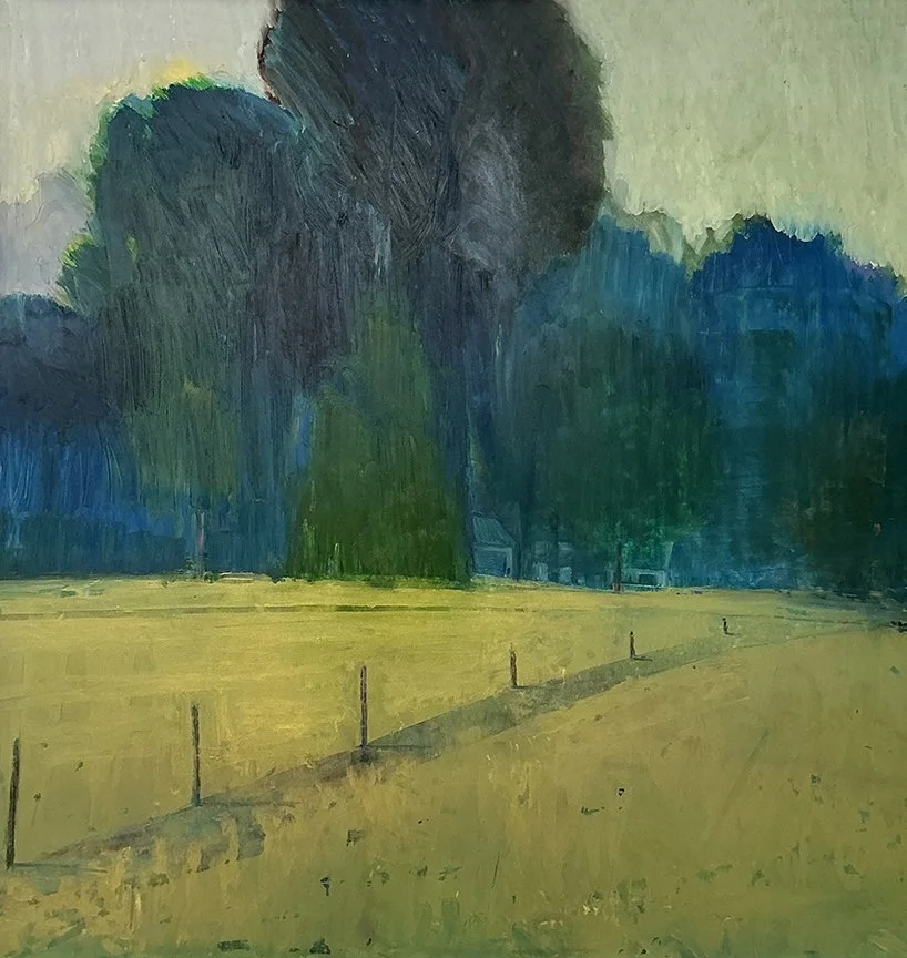   Meadowland , 29×28, oil on panel, $2450 