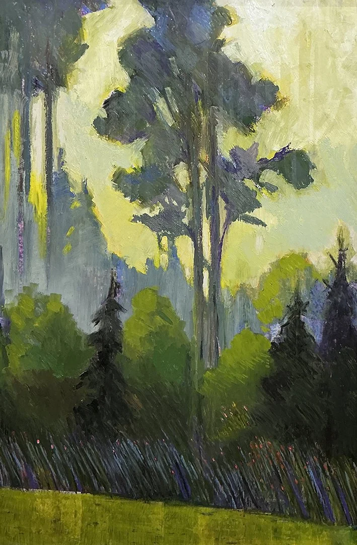   Forest Edge , 32×22, oil on panel, $1950 SOLD 