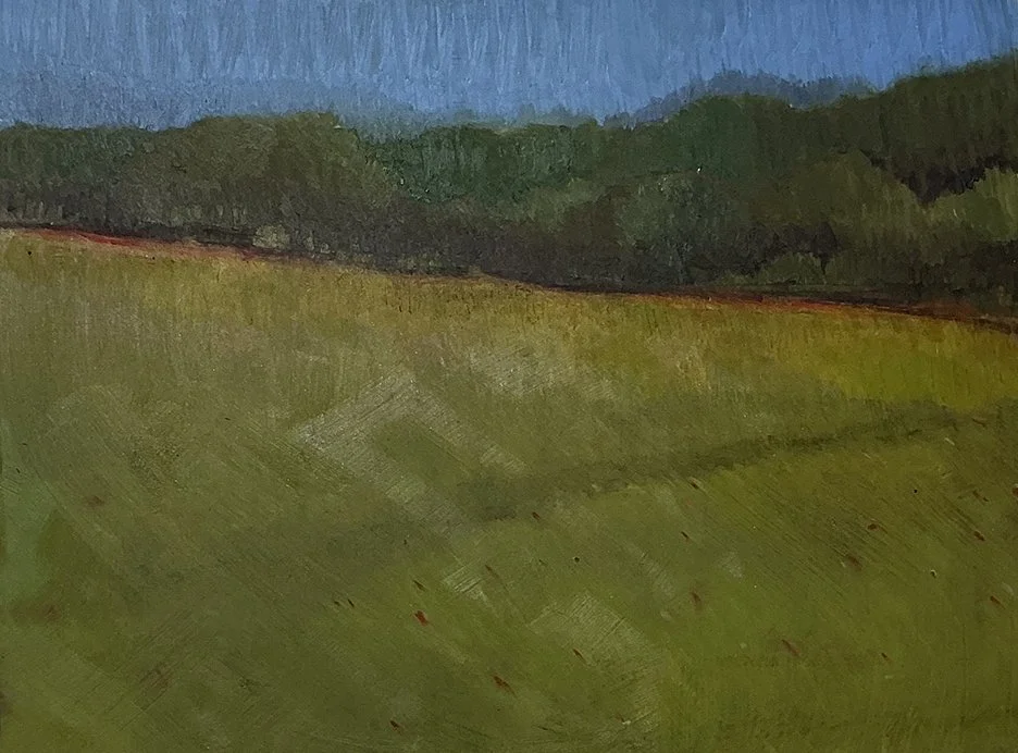   The Meadow , 12×15 oil on panel, $750 