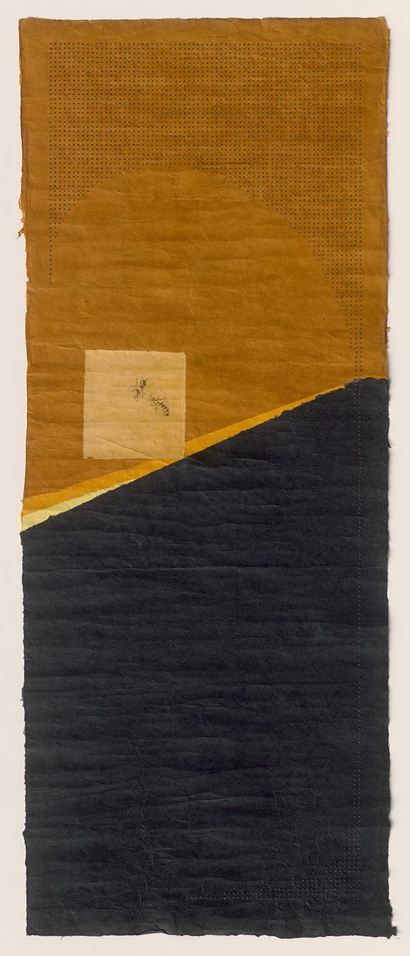  “California”, 57×27, etching, French knots on handmade paper, $3500 