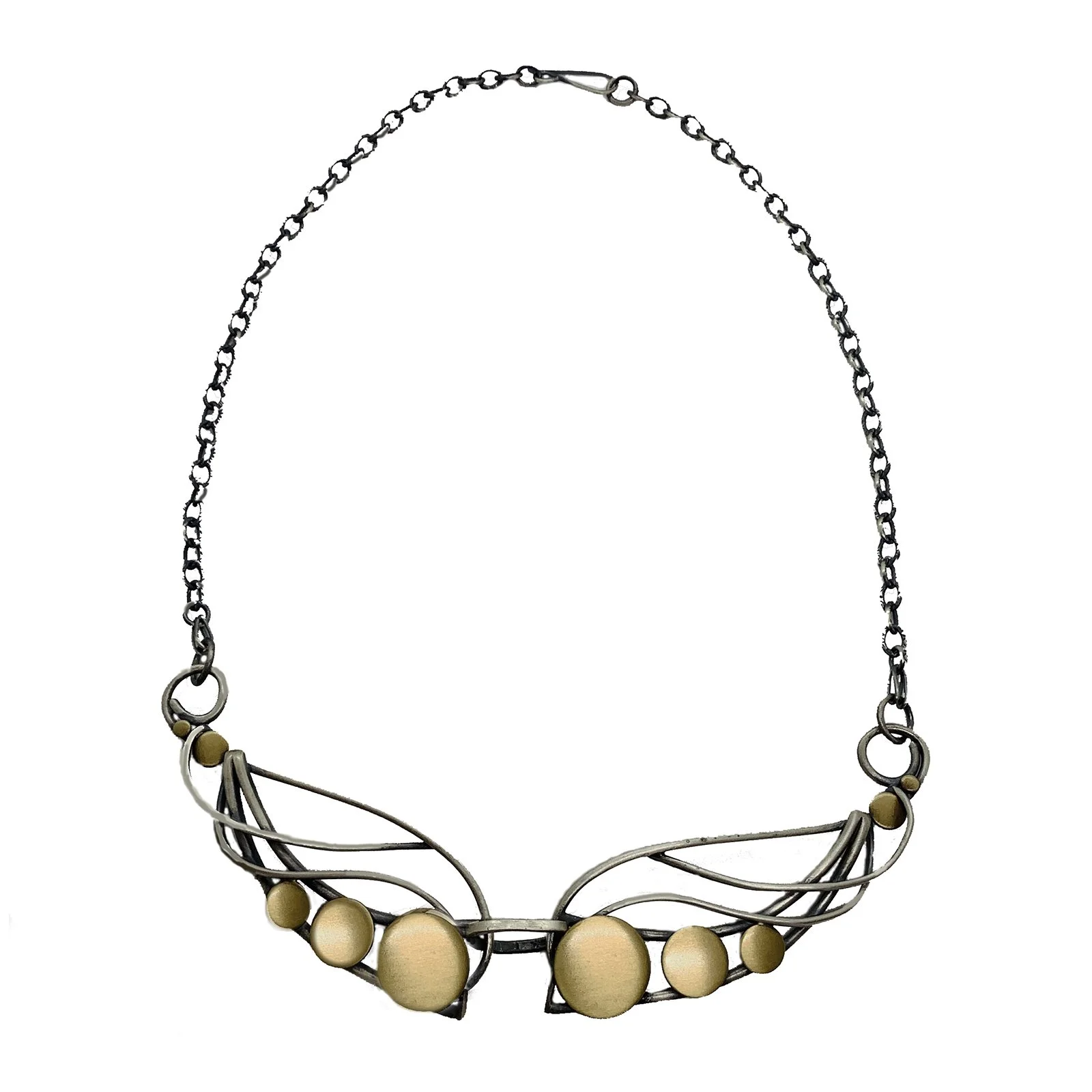 Deco Shapes Necklace by Brittany Foster