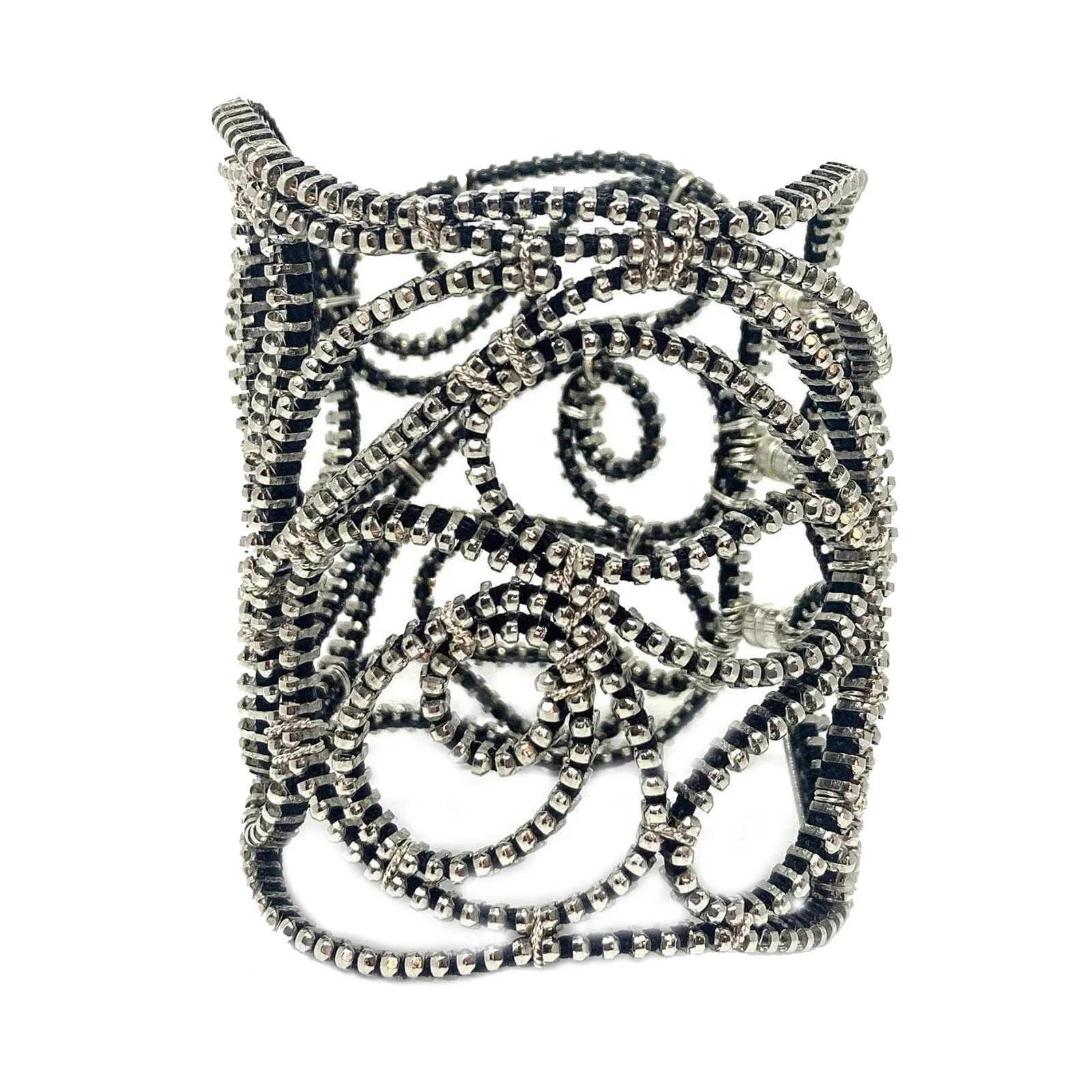"Lace Gust"  Zipper Bracelet by Kate Cusack