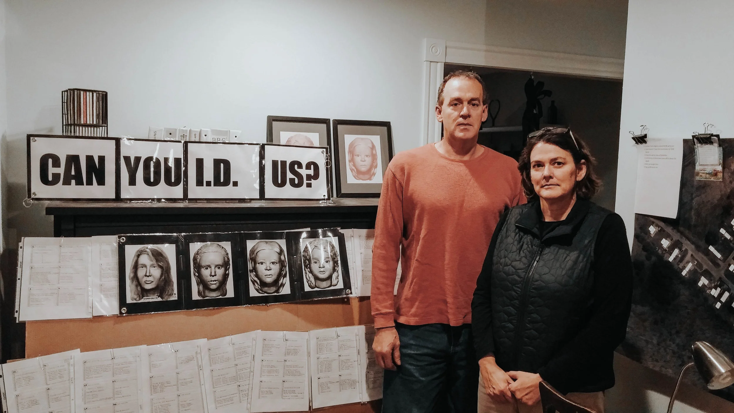 Ronda Randall and her brother, Scott Maxwell, have dedicated countless hours to trying to identify the people found in two barrels in the woods of Allenstown, New Hampshire.