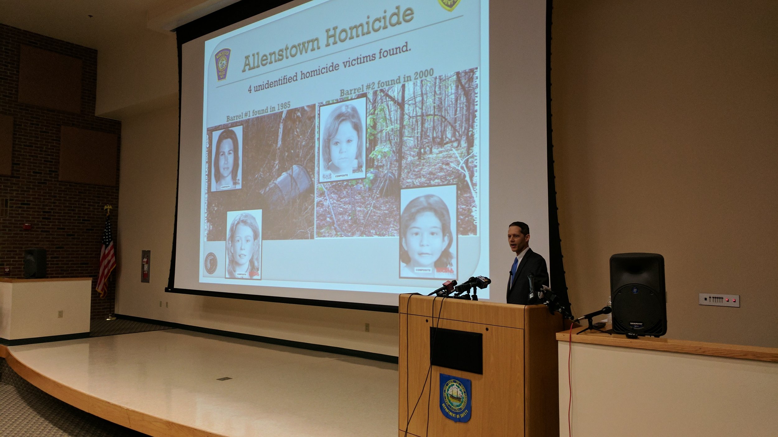  At a 2017 press conference, Senior Assistant Attorney General Jeff Strelzin announced that while the Allenstown victims were still unidentified, their killer was known. 