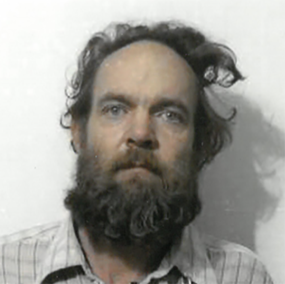  Robert Evans’ 1985 booking photo. He was later convicted for child abandonment. 