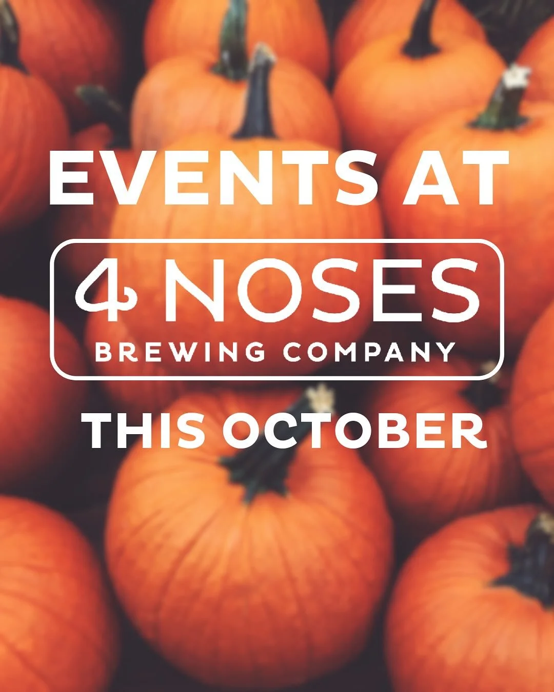 October events in the taprooms! 🎃
